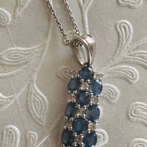 Jewelry - Diamond Sapphire Necklace Jewelry - Diamond Sapphire Necklace